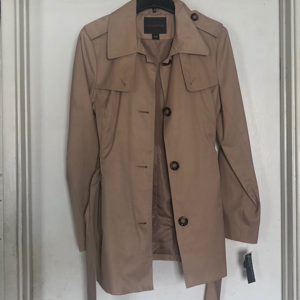 New Covington short trench coat